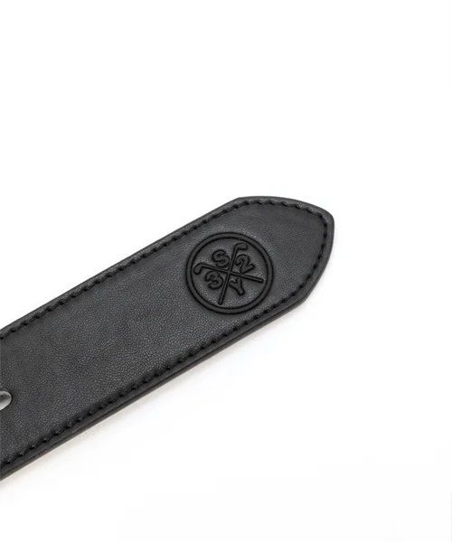 SY32 by SWEET YEARS - LOGO EMBOSS BELT | ベルト | ブラック