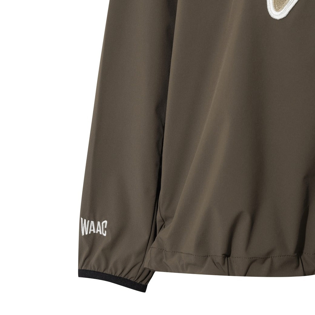 WAAC X JONES】WOMEN カーブロゴプルオーバー ブラウン