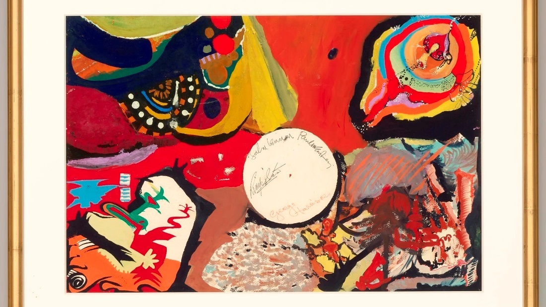 ビートルズが日本公演中に製作した作品、競売に - CNN.co.jp