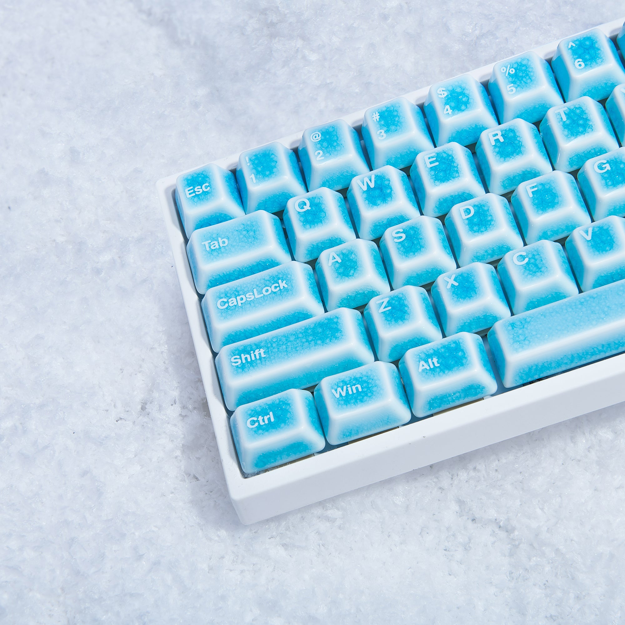 114キー ブルークレイズセラミックキーキャップセット | Cerakey