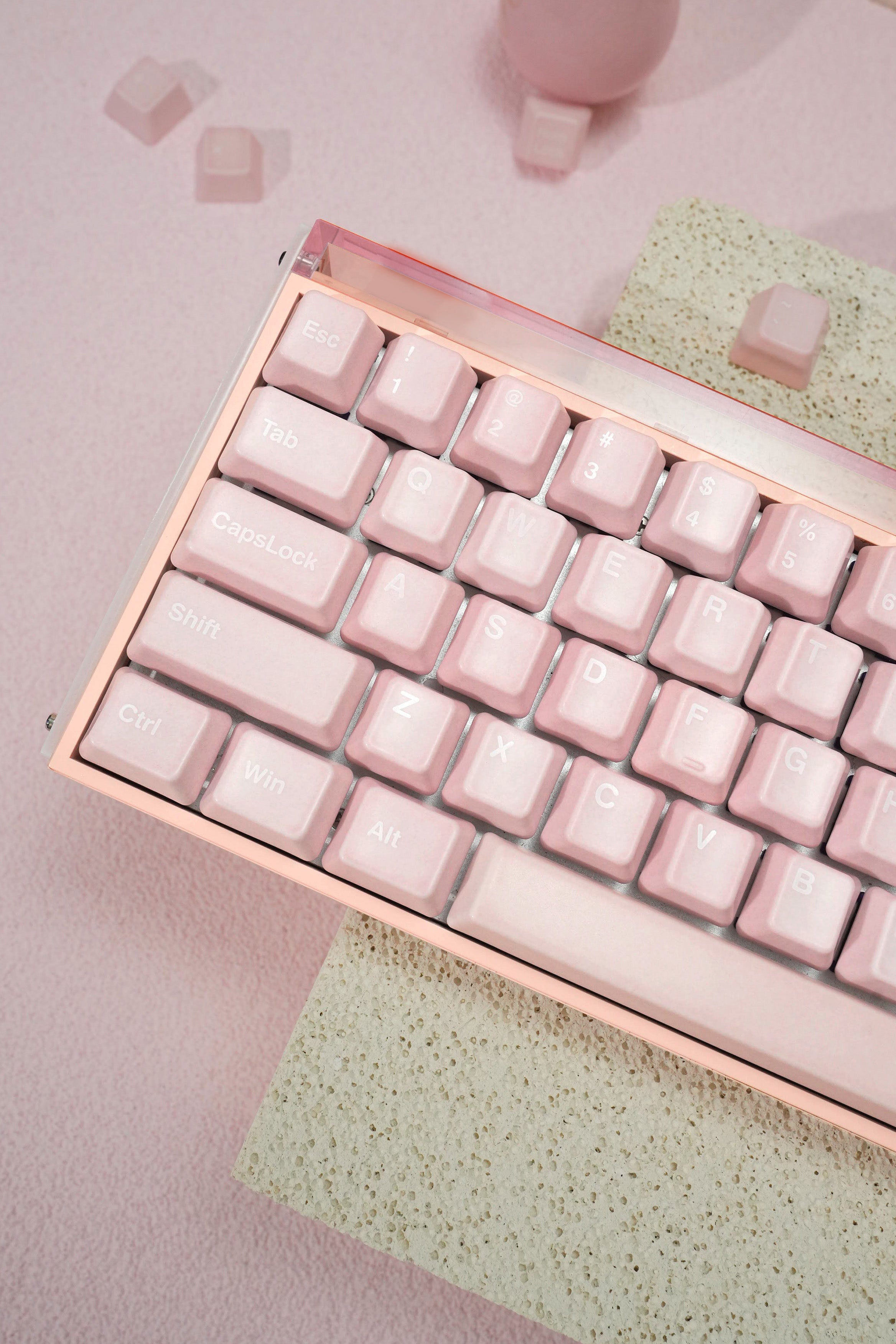 セラミックキーキャップ フルセット V3-マットホワイト