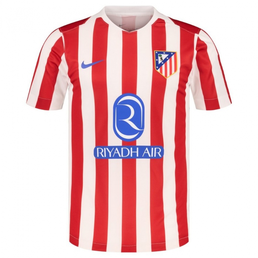 メンズパブロ・バリオス#8赤白ホームシャツ2025/26ジャージーユニフォーム