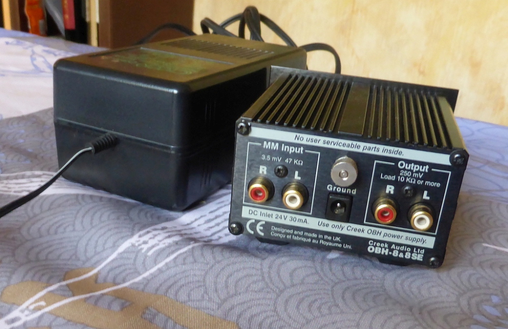 Creek OBH--8SE+OBH2 p.supply Classic UK MM phono stage - Audio