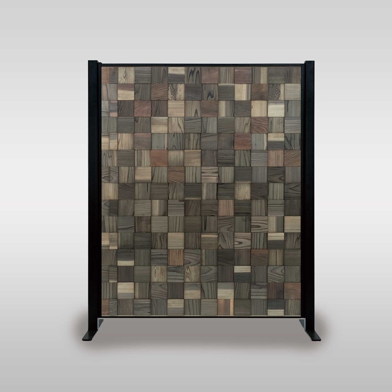 モザイクアートパーティション｜天然木フローリングのボード株式会社