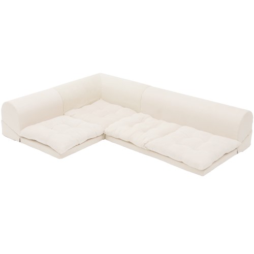 ローソファー クッション付 3点セット コーナーソファー 日本製 KSA