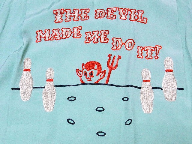STYLE EYES[スタイルアイズ] ボウリングシャツ SE38077 RED DEVIL