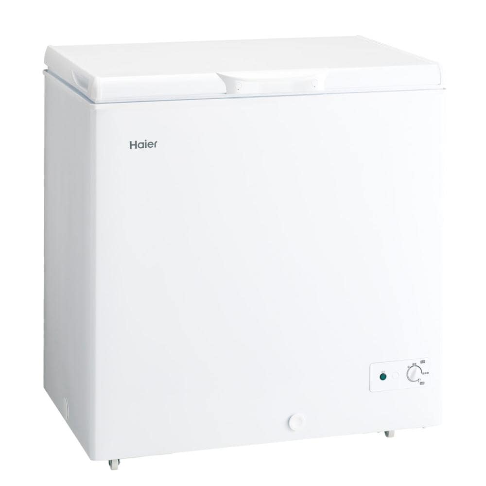 ハイアール フリーザー 上開き冷凍庫 142L ホワイト JF