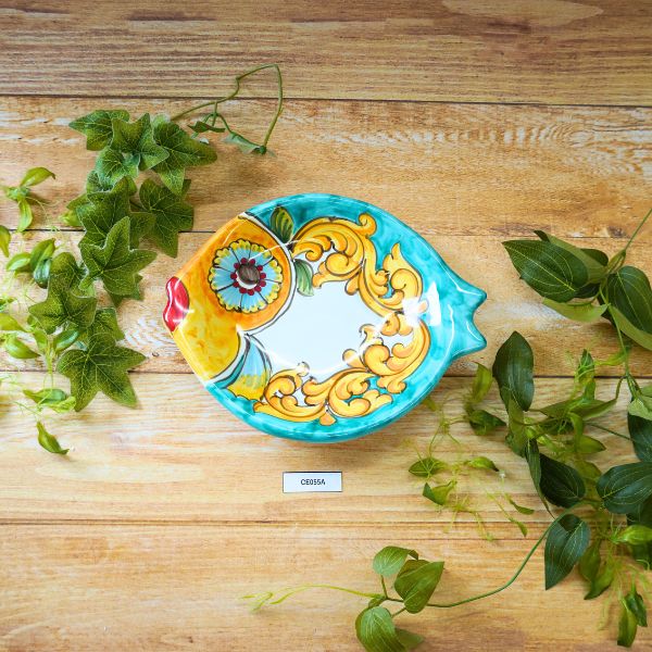 イタリア陶器 絵皿 亀屋食品（株）注文サイト