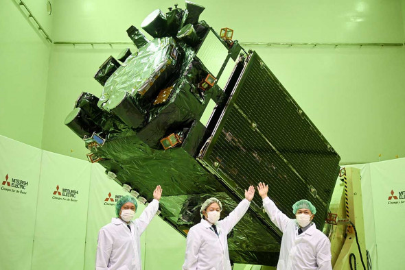 三菱電機、鎌倉で「みちびき」6号機を公開 2024年度中に打ち上げ