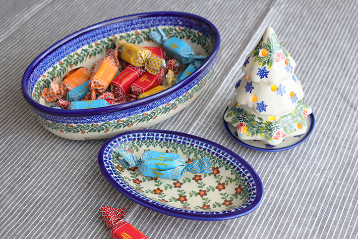 クリスマスツリー・ポーリッシュポタリー(ポーランド食器)