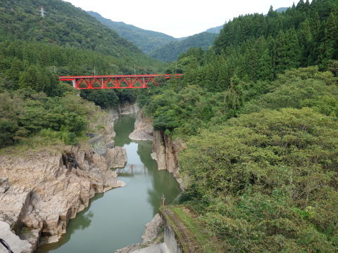 富山市 神通川第一ダム（歩鉄の達人）