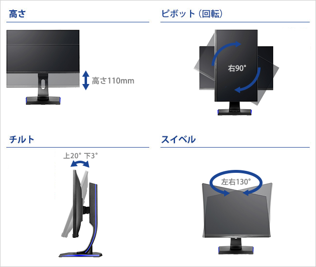 KH2450V-QZ | 広視野角ADSパネル採用＆WQHD対応23.8型ゲーミング液晶