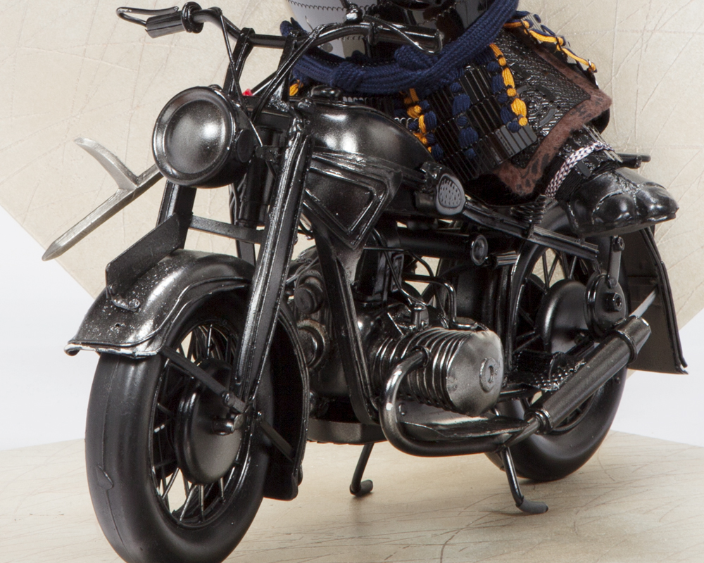 人形工房壹三（いちぞう）|わんぱくライダーミニ黒鉄塗装（伊達参上）