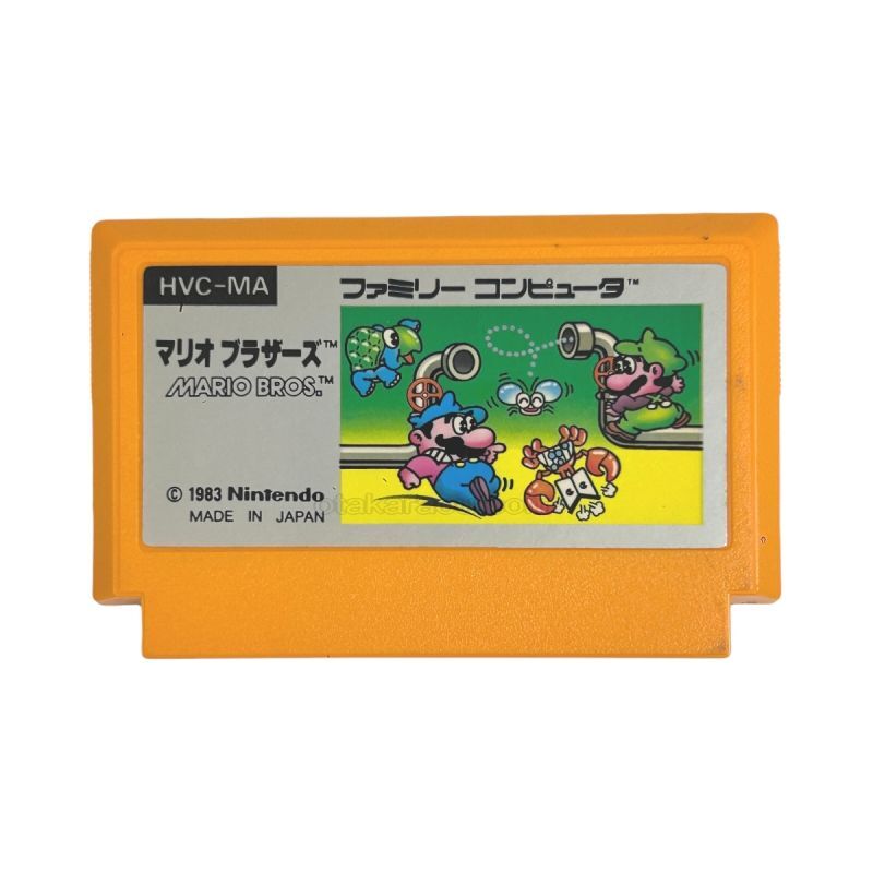 ファミコンゲーム『マリオブラザーズ(絵柄版)(後期 ザラザラ版)』｜今