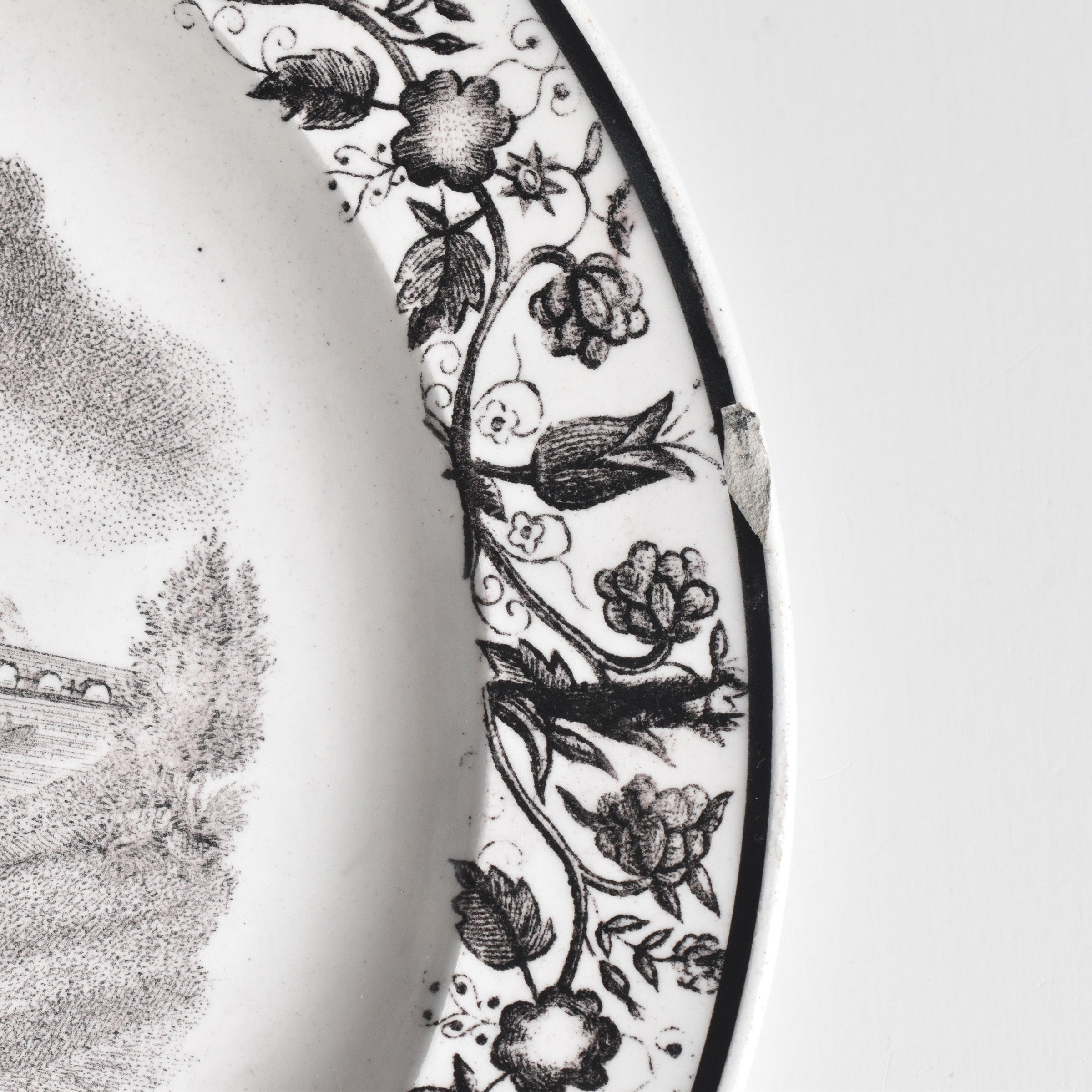 アンティークプレート 絵皿 ジアン N123 