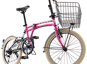 ドッペルギャンガー m6Pink ピンク かご付き20インチ折り畳み格安