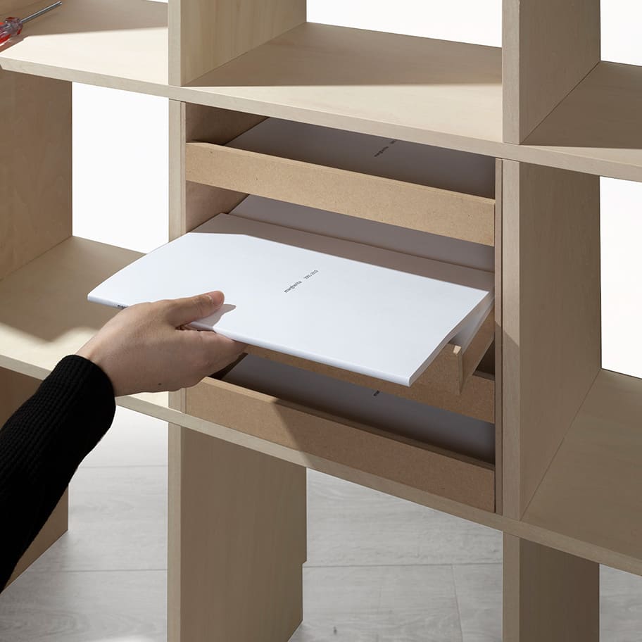 オープン棚 壁面本棚|本棚の通販はマルゲリータ