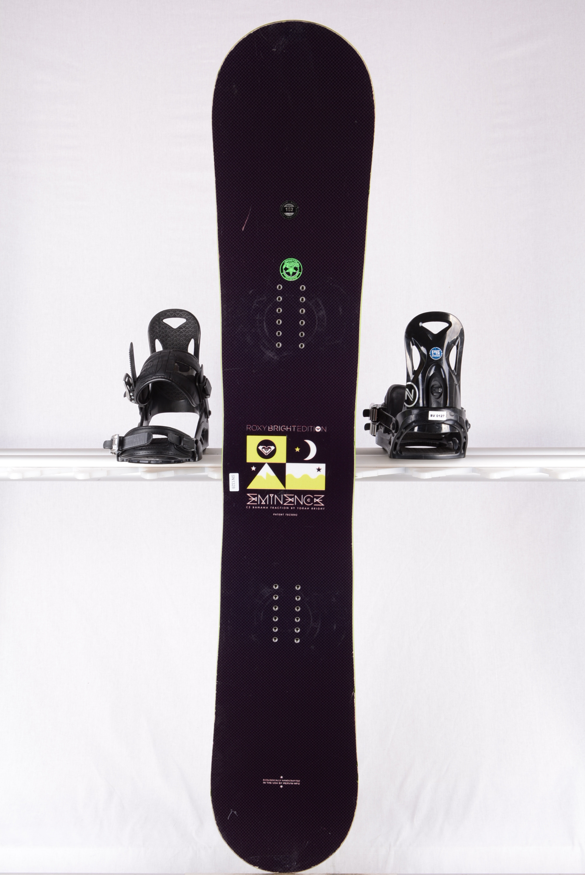 snowboard femme ROXY EMINENCE, C2 BTX, BLACK, WOODCORE, sidewall