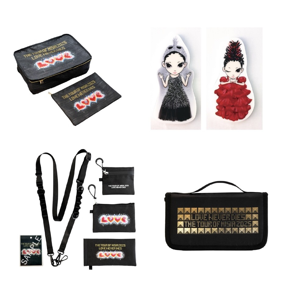 THE TOUR OF MISIA 2025 LOVE NEVER DIESオフィシャルグッズに新商品が