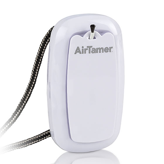 携帯空気清浄機 首掛け イオン発生器 エアー・テイマー G ホワイト