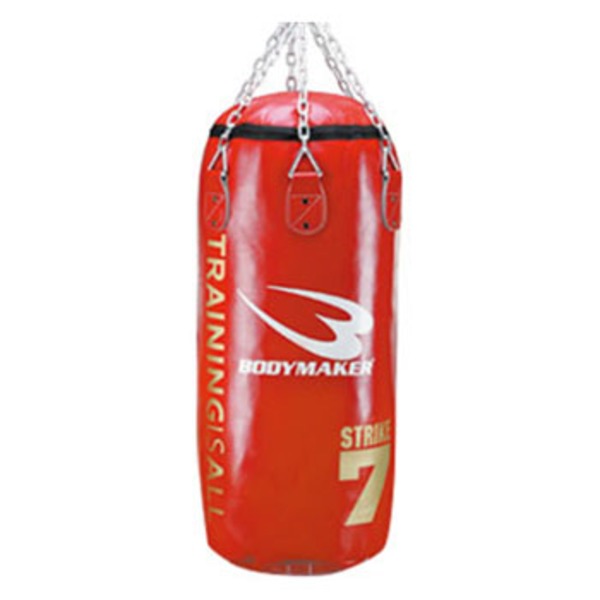BODYMAKER(ボディメーカー) サンドバッグプロ(本革) 100cm・レッド
