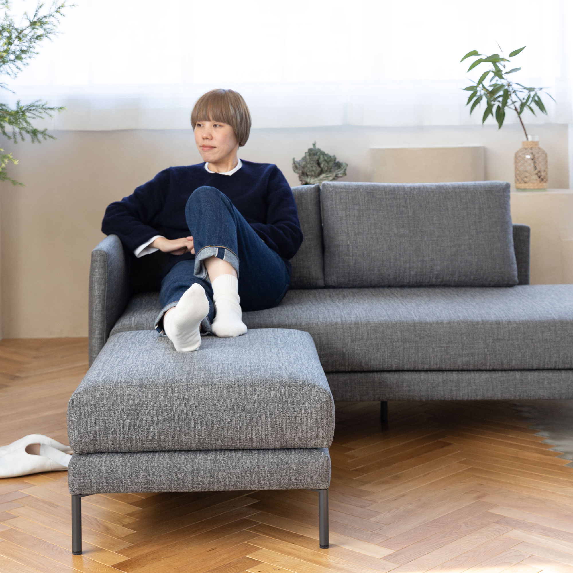 かず】NOYESソファ オットマンのみ かず様専用】NOYESソファ