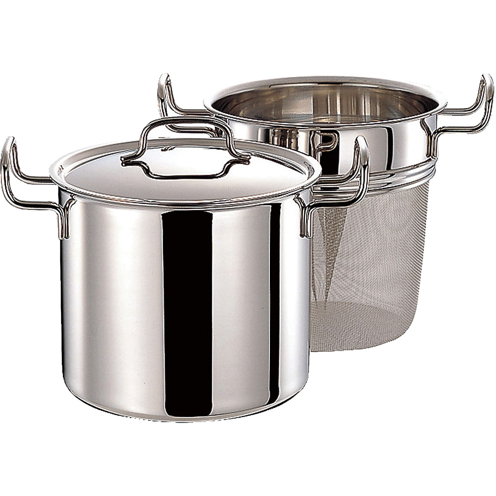 宮崎製作所 ジオ パスタポット GEO-21P 21cm - 調理器具のSHOKUBI