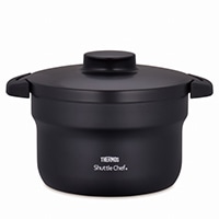 公式通販】真空保温調理器シャトルシェフ KBJ-4500 ブラック(BK) の