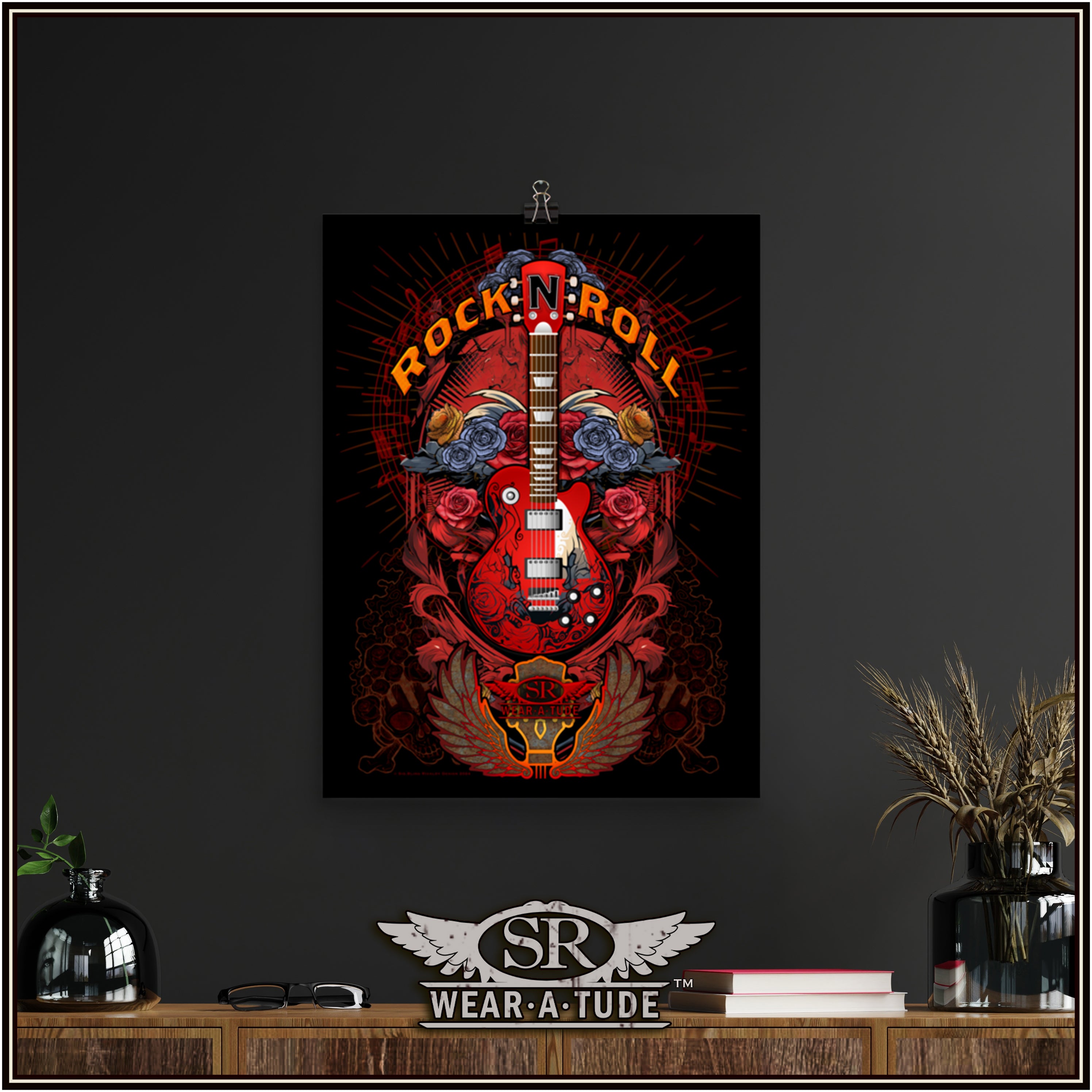 Rock N Roll, Matte paper poster – SIB.BLING RIVALRY