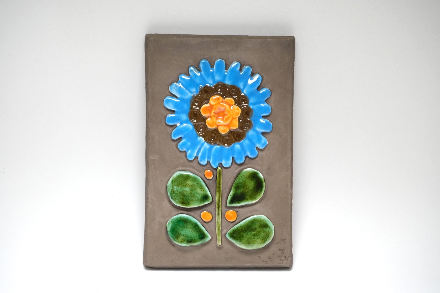 スウェーデン/Jie gantofta/ジィ ガントフタ/陶板/ブルー花