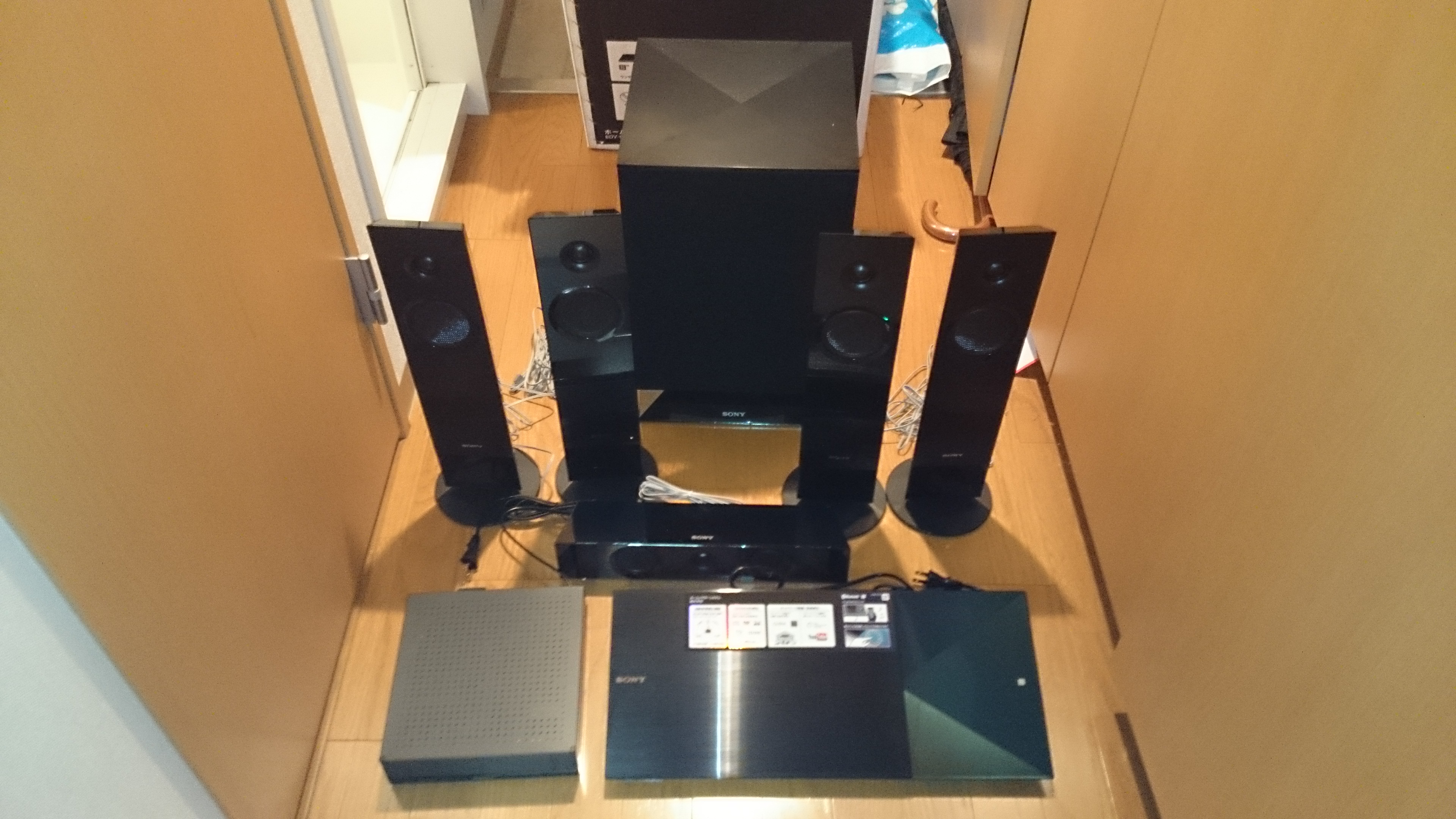 ホームシアターシステム sony BDV-N1Bを購入した！