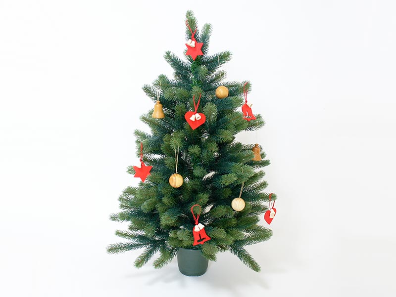 木のおもちゃ カルテット / クリスマスツリーセット90cm｜RSグローバル