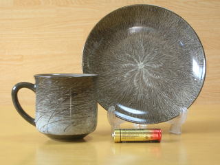 現川焼 武蔵野碗皿 臥牛窯