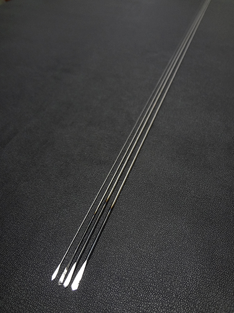 和竿製作工具・剣先長きり単品1.5-3mmサイズ・たなご竿、はぜ竿、ヘラ
