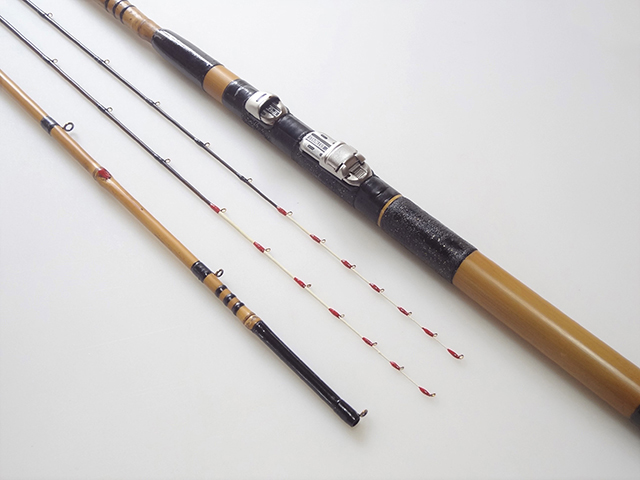 和竿】黒鯛へち竿”2.7M穂先2本付きNO2
