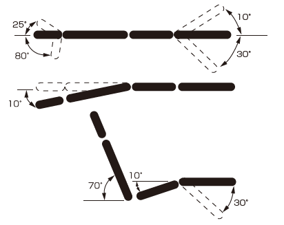 R-286-AJ マニュアルテーブル(5セクション) | タイガー医療器株式会社
