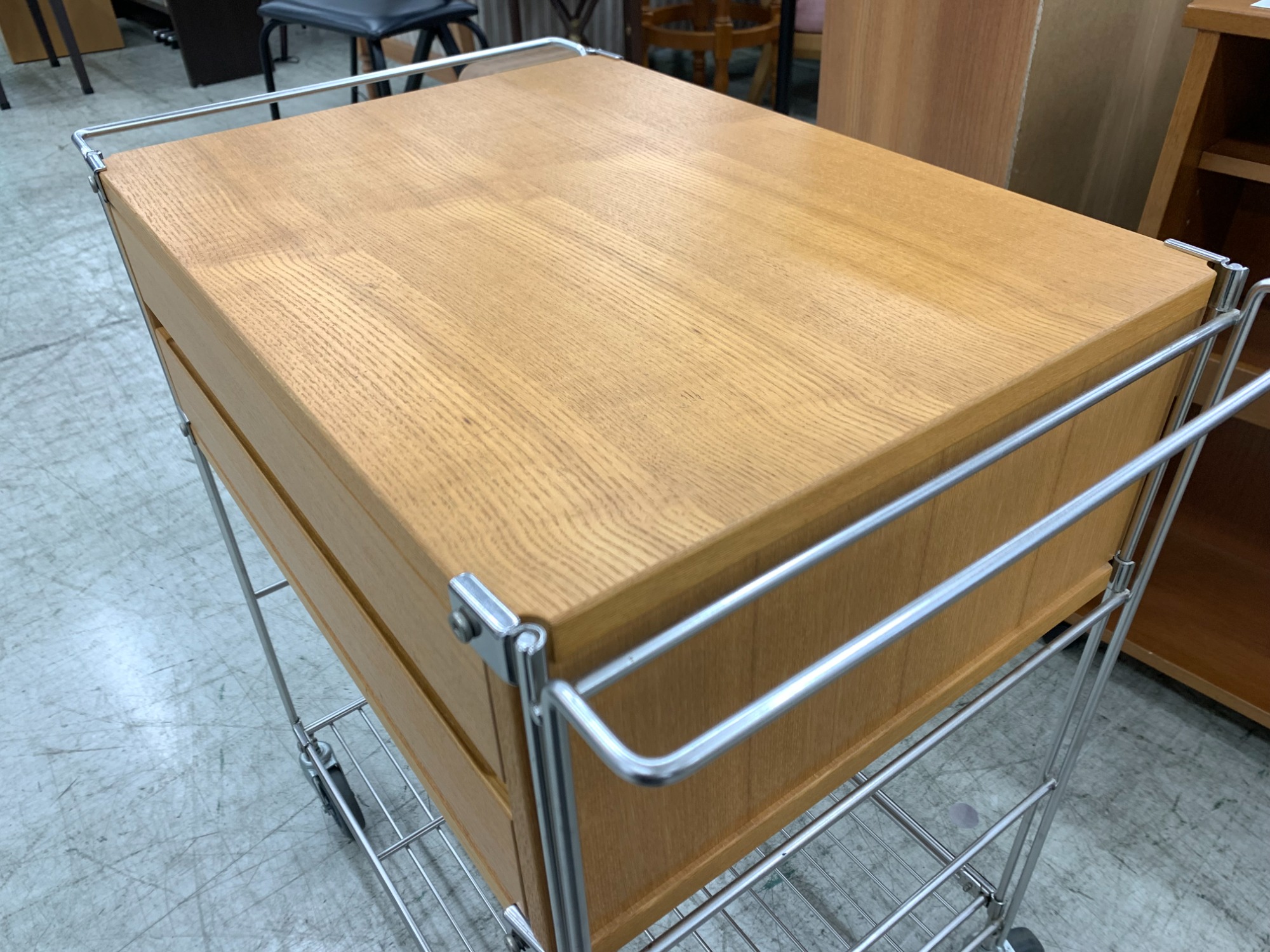 無印良品/ムジルシリョウヒン】 タモ材のステンレスボックスキッチン