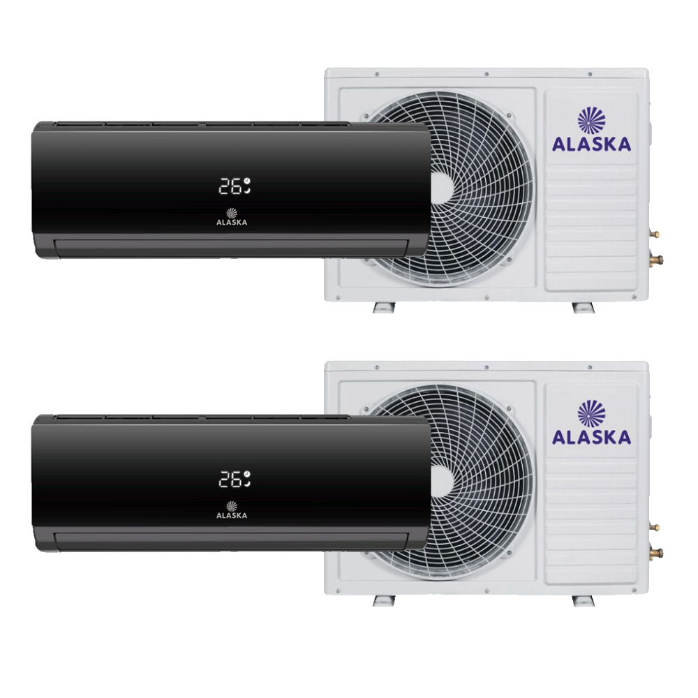Get 2 full sets x Alaska Mirror Series 12000BTU Air Conditioners