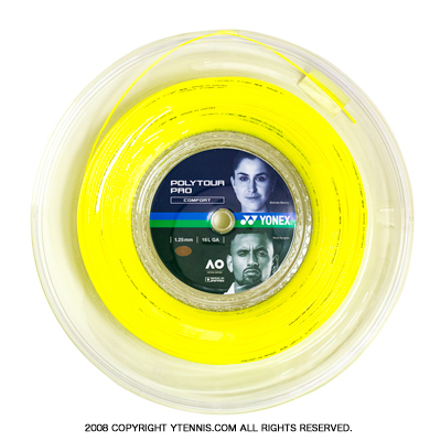 ヨネックス(YONEX) ポリツアープロ(Poly Tour Pro) フラッシュイエロー