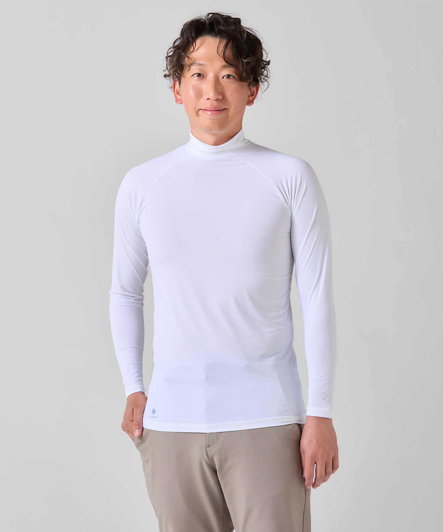 ICE MESH アイスメッシュ モックネック長袖アンダーウェア（ユニ