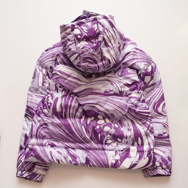 アディダス ステラマッカートニーコラボ パープル 中わたジャケット