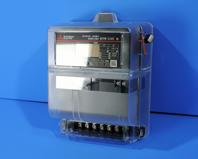通販 | 三菱電機 電子式電子式電力量計 M2PM-S34R 3P3W 200V 5A 60HZ