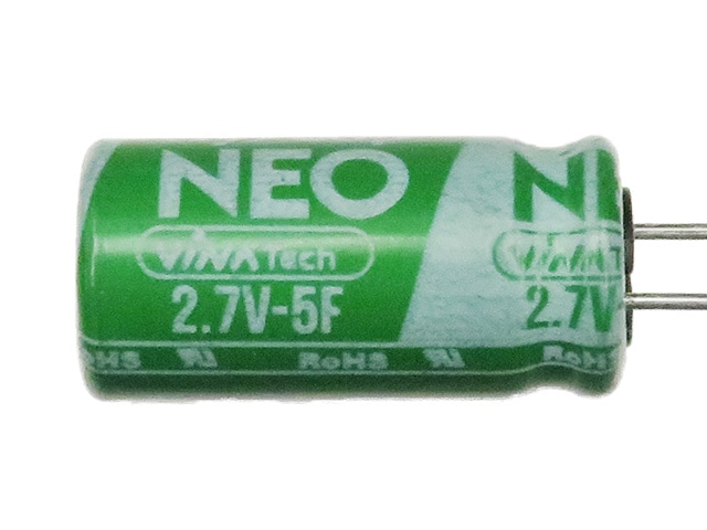 電気二重層コンデンサー 5F2.7V: 受動部品 秋月電子通商-電子部品