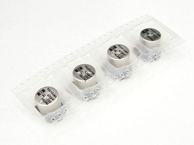 チップ電解コンデンサー 470μF25V85℃ ニチコンUG: 受動部品 秋月電子