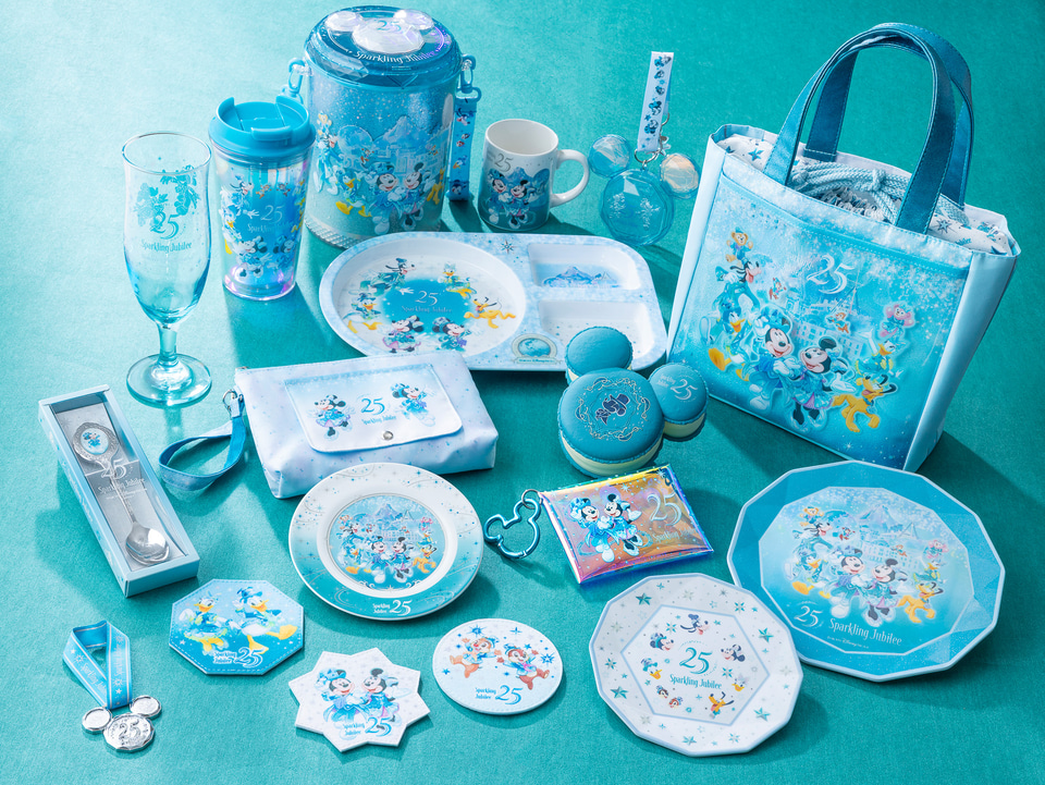 東京ディズニーシー、25周年記念のジュビリーブルー尽くしの限定フード