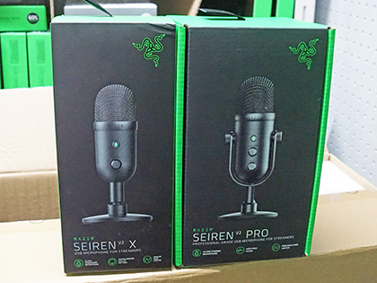Razerの配信者向けUSBマイク「Seiren V2 Pro」「Seiren V2 X」が12日