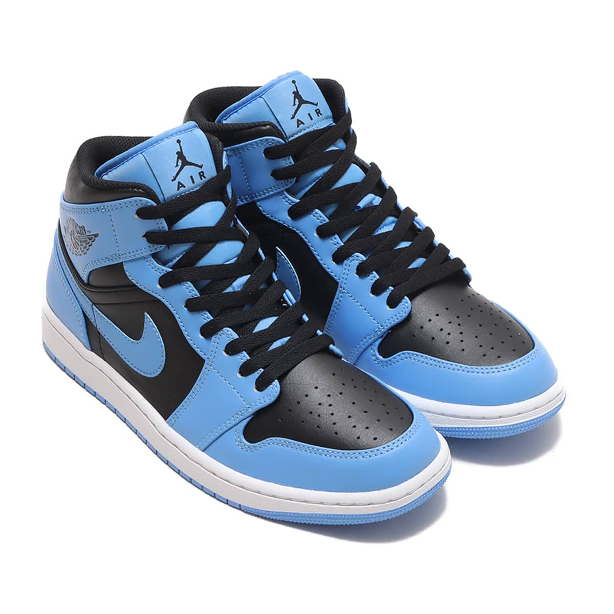 JORDAN BRAND AIR JORDAN 1 MID UNIVERSITY BLUE/BLACK-WHITE 23FA-I