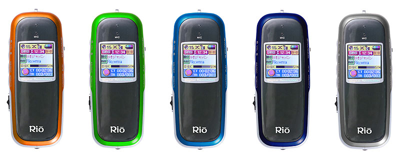 Rio、USBオーディオプレーヤー3機種、6モデルを発表