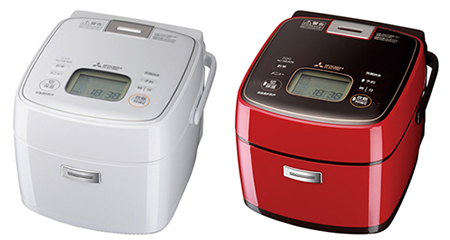 新生活、小容量炊きでもご飯のおいしさにこだわった、三菱の本炭釜