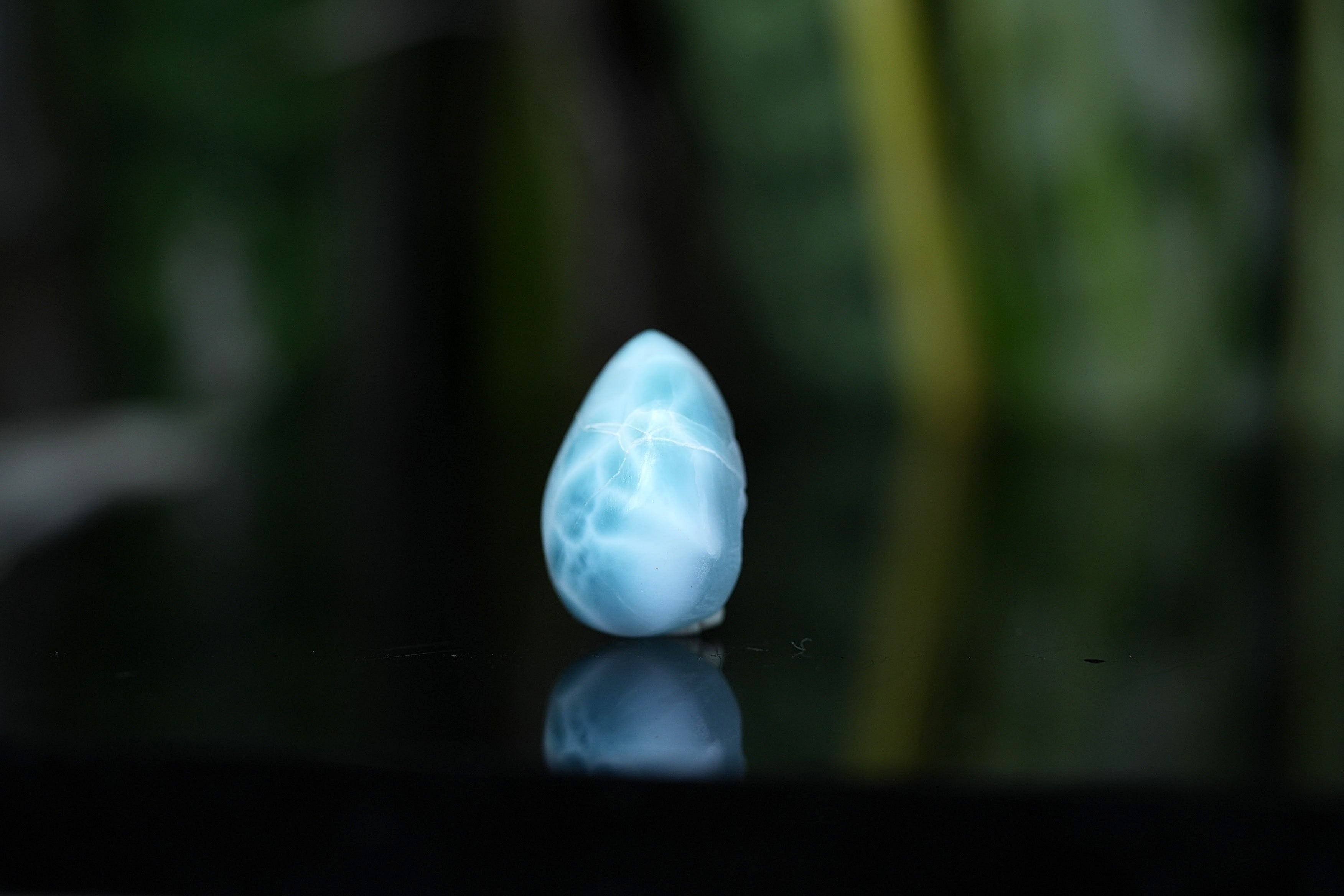 揺れる波模様☆高品質ラリマー ルース s1495 | Funky garuda Stone